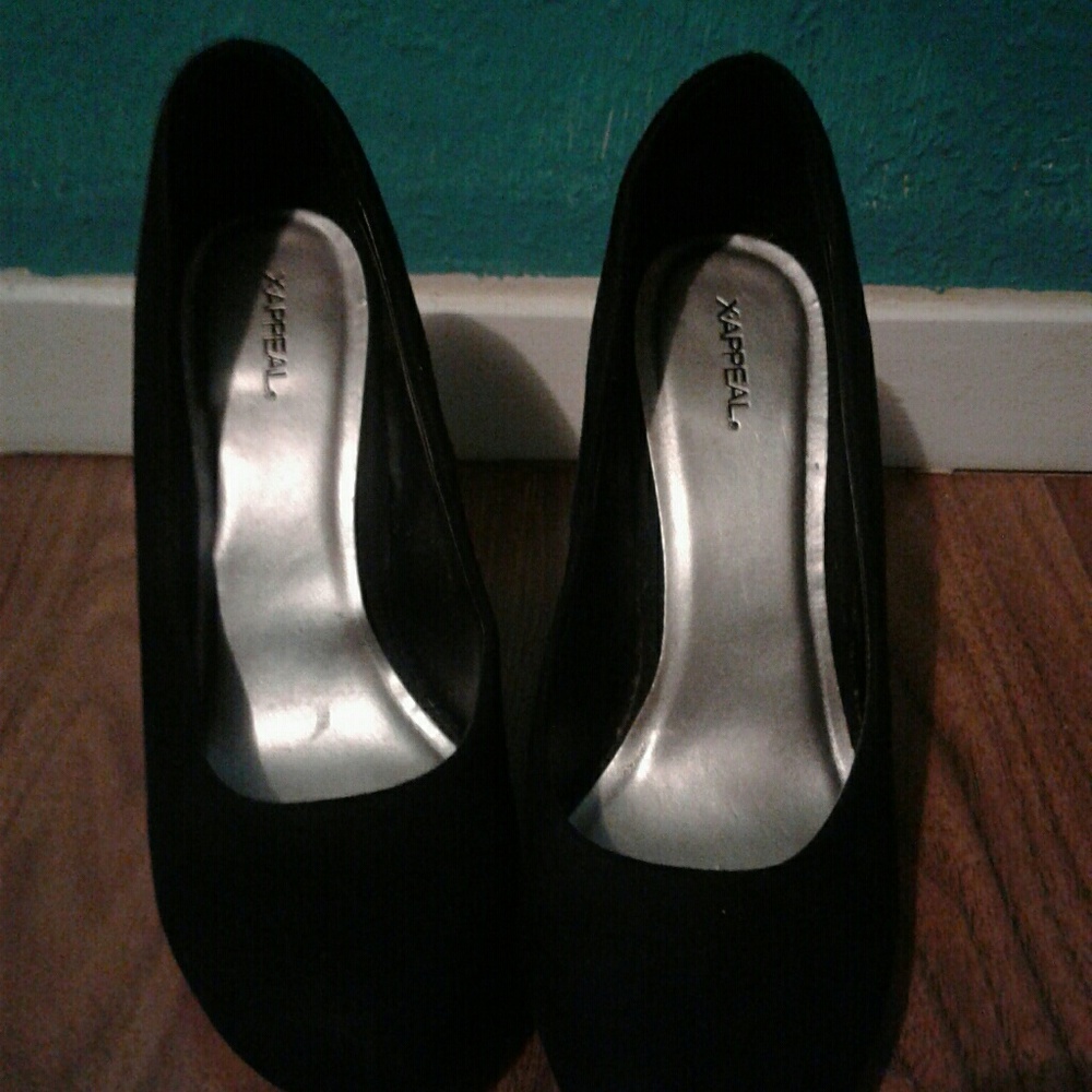 Black high heels